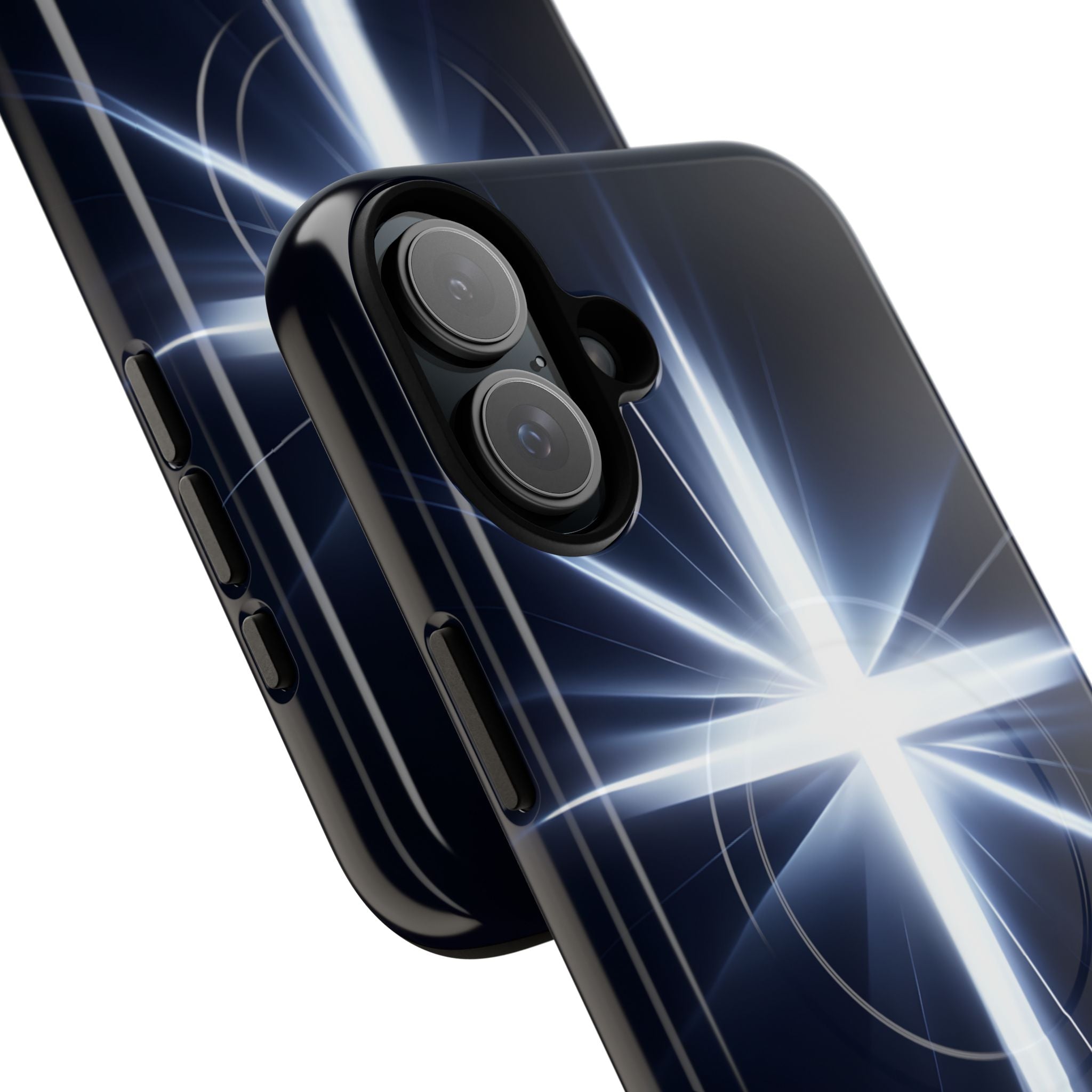 Glowing Crossburst iPhone 16 Plus Case - Tough+