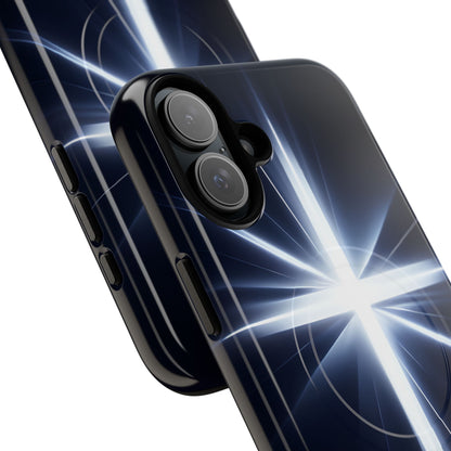 Glowing Crossburst iPhone 16 Plus Case - Tough+