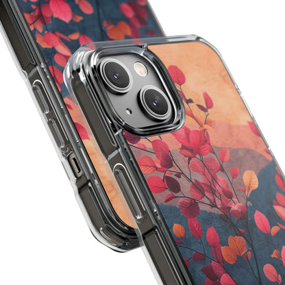 Vibrant Floral Harmony iPhone 14 - Clear Impact Phone Case