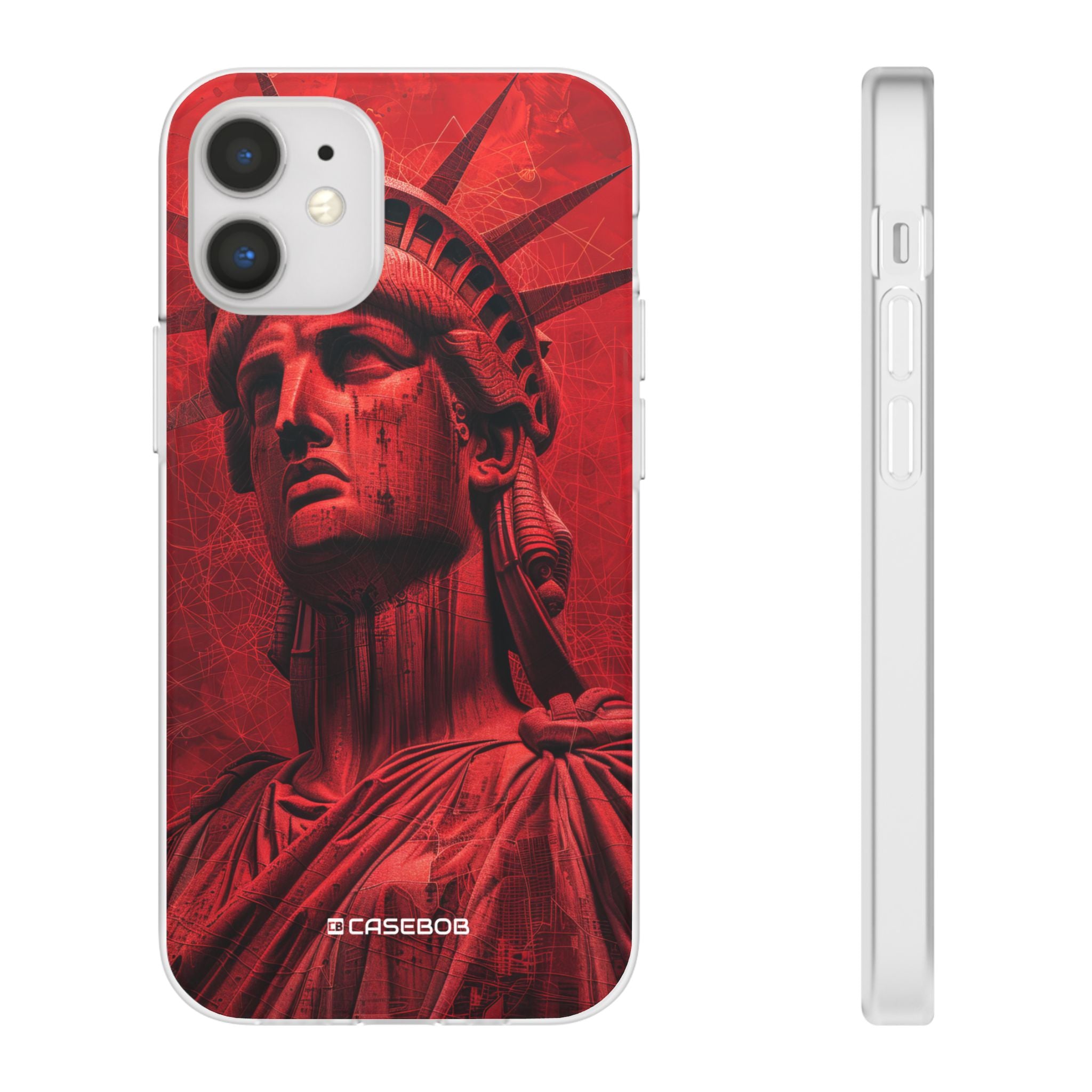 Red Liberty Revolution | Flexible Phone Case for iPhone