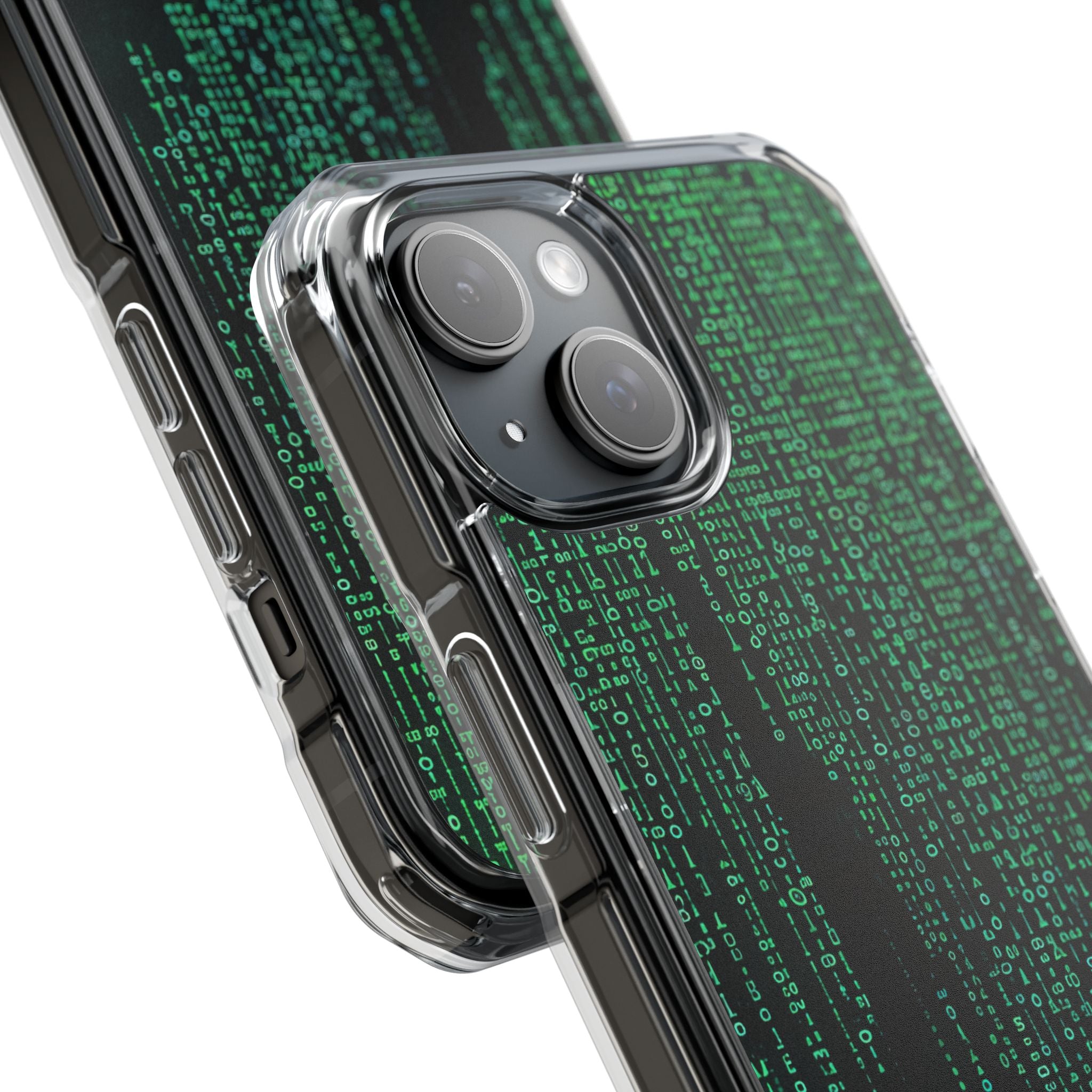 Neon Data Stream iPhone 15 - Impact Clear+