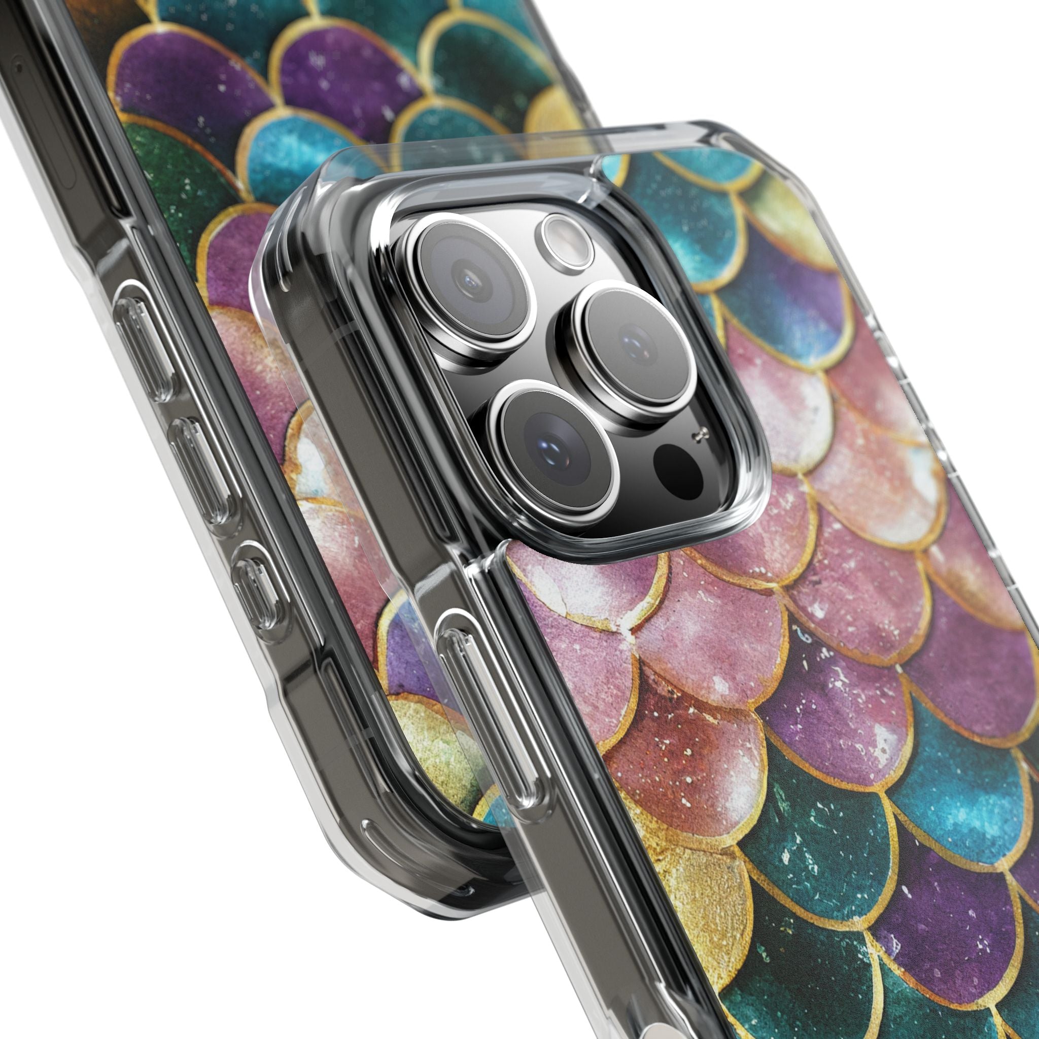 Mermaid Scale Radiance iPhone Case - Impact