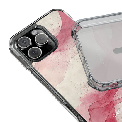 Crimson Waves iPhone 16 Pro Max Case - Impact