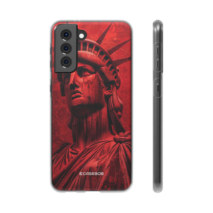 Red Liberty Revolution | Flexible Phone Case for Samsung Galaxy