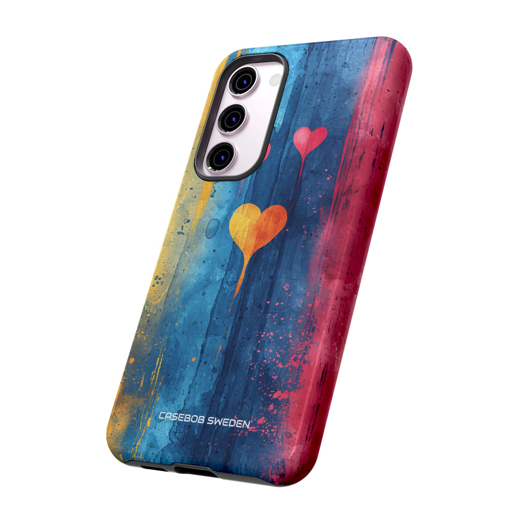 Hearts Watercolor Art - Tough Samsung S23 Phone Case