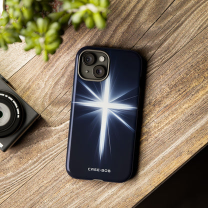 Glowing Crossburst iPhone 15 Case - Tough
