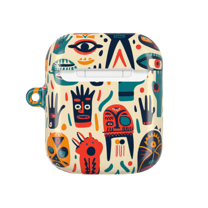 Tribal Faces - AirPods -kotelo