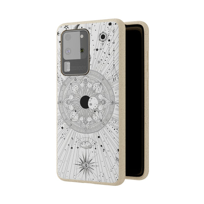 Celestial Mandala Mystique | Biodegradable Phone Case