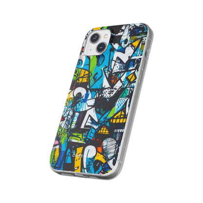 White Ripple Drift iPhone 14 Plus Case - Soft