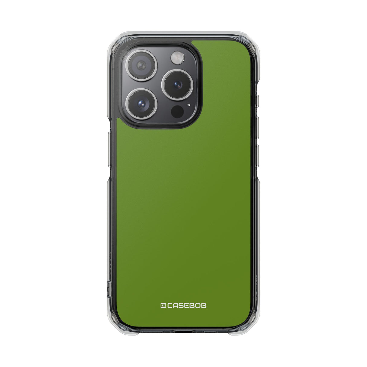 Olive Drab | Phone Case for iPhone (Clear Impact Case - Magnetic)