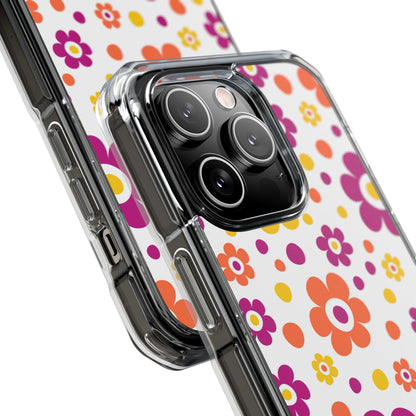 Retro Floral Playfulness iPhone Case - Impact