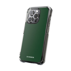 Forest Green | Phone Case for iPhone (Clear Impact Case - Magnetic)