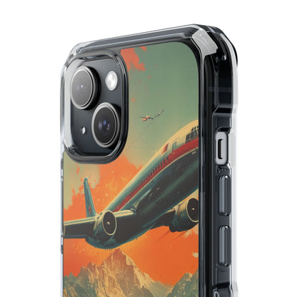 Vintage Skyward Adventure iPhone 15 - Clear Impact Phone Case