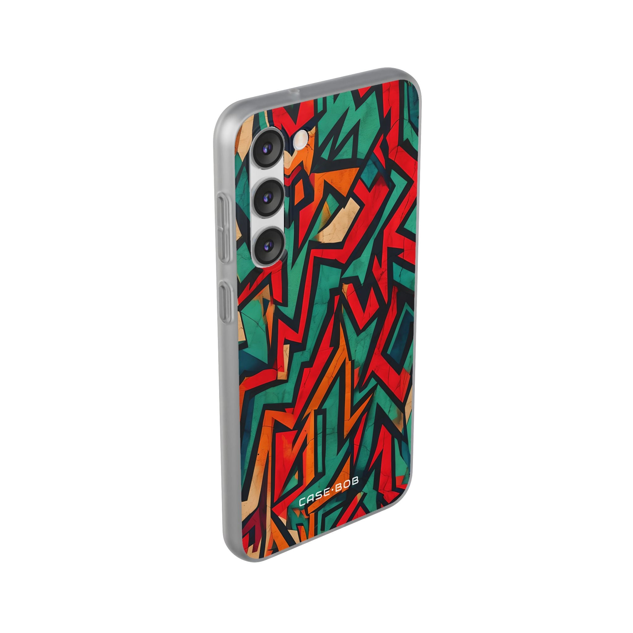 Crimson Zigzag Samsung S23 Plus Case - Soft