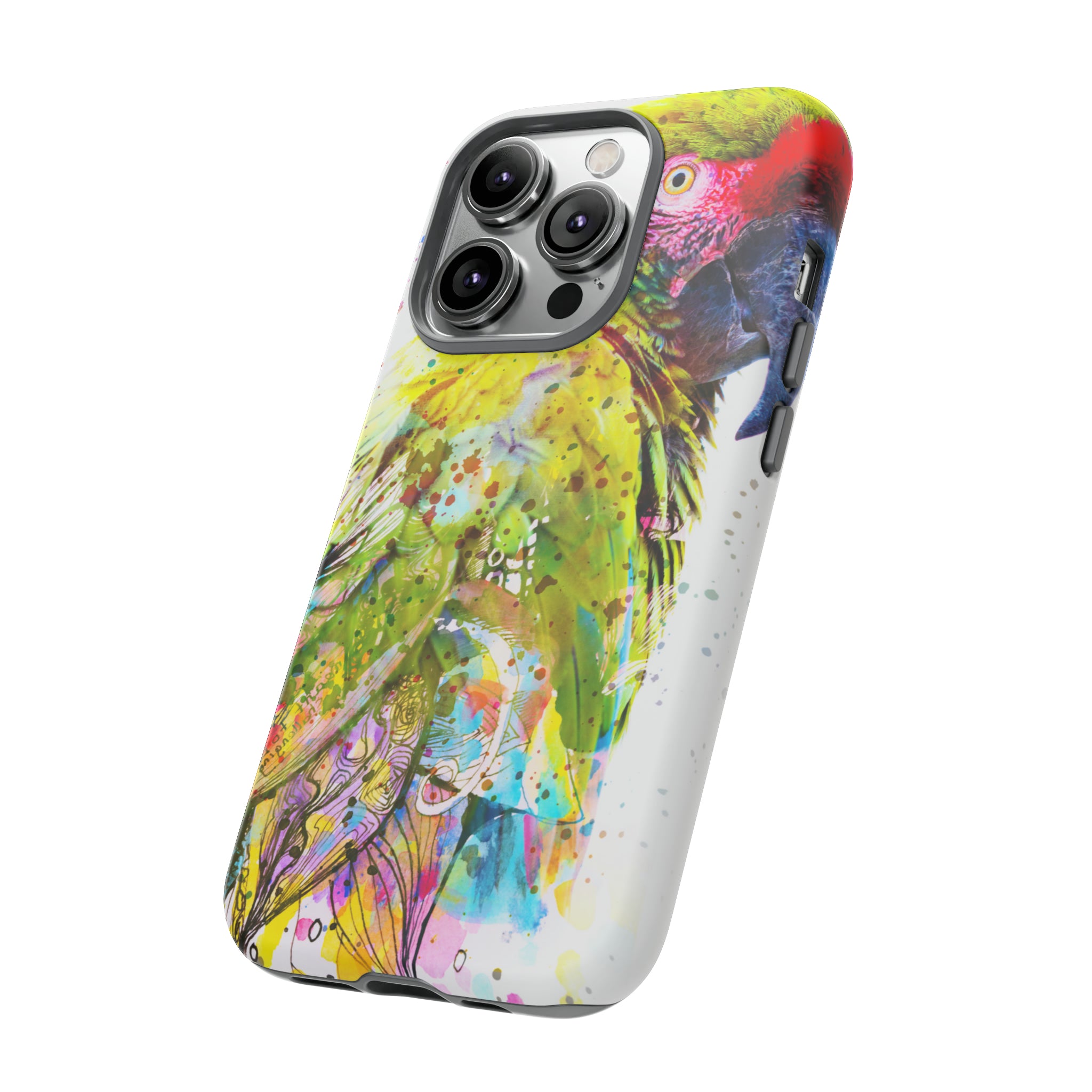 Colorful Parrot - Protective Phone Case