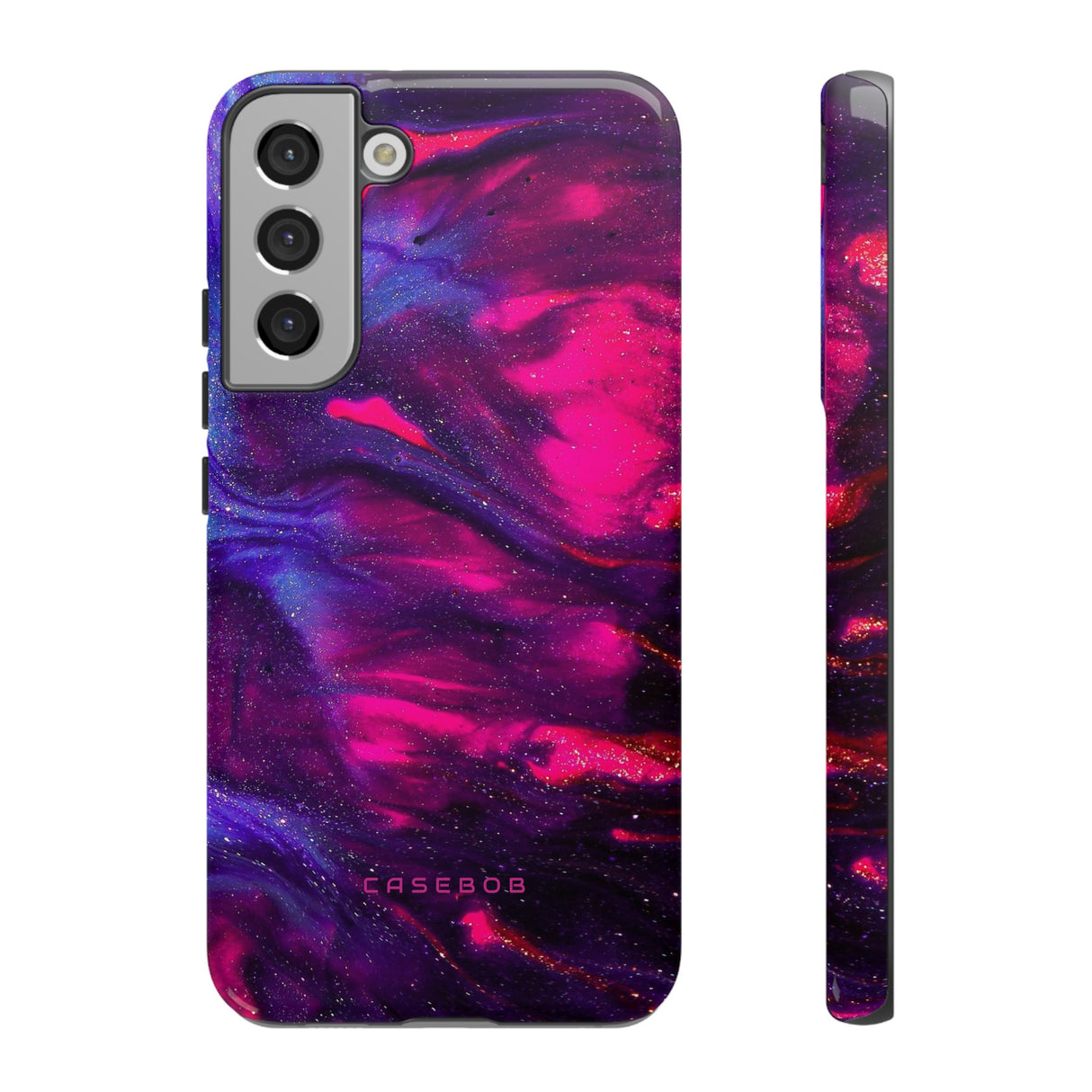 Deep Purple Ink Art - Protective Phone Case