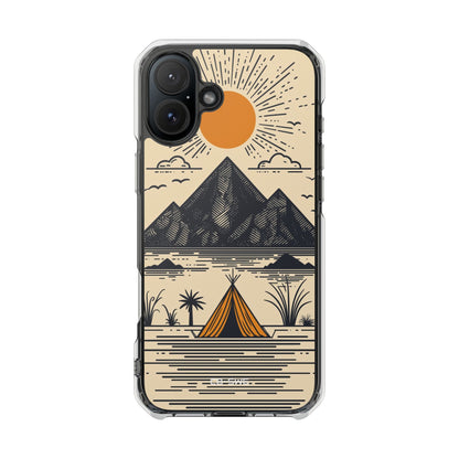 Golden Tent Awaits iPhone Case - Impact