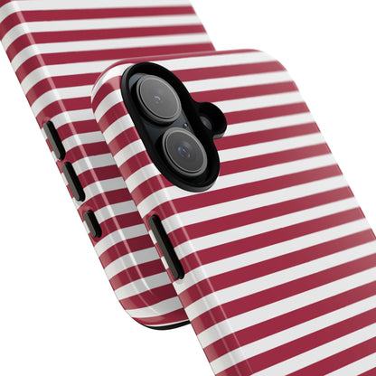 Red Stripes Wrap - iPhone Case