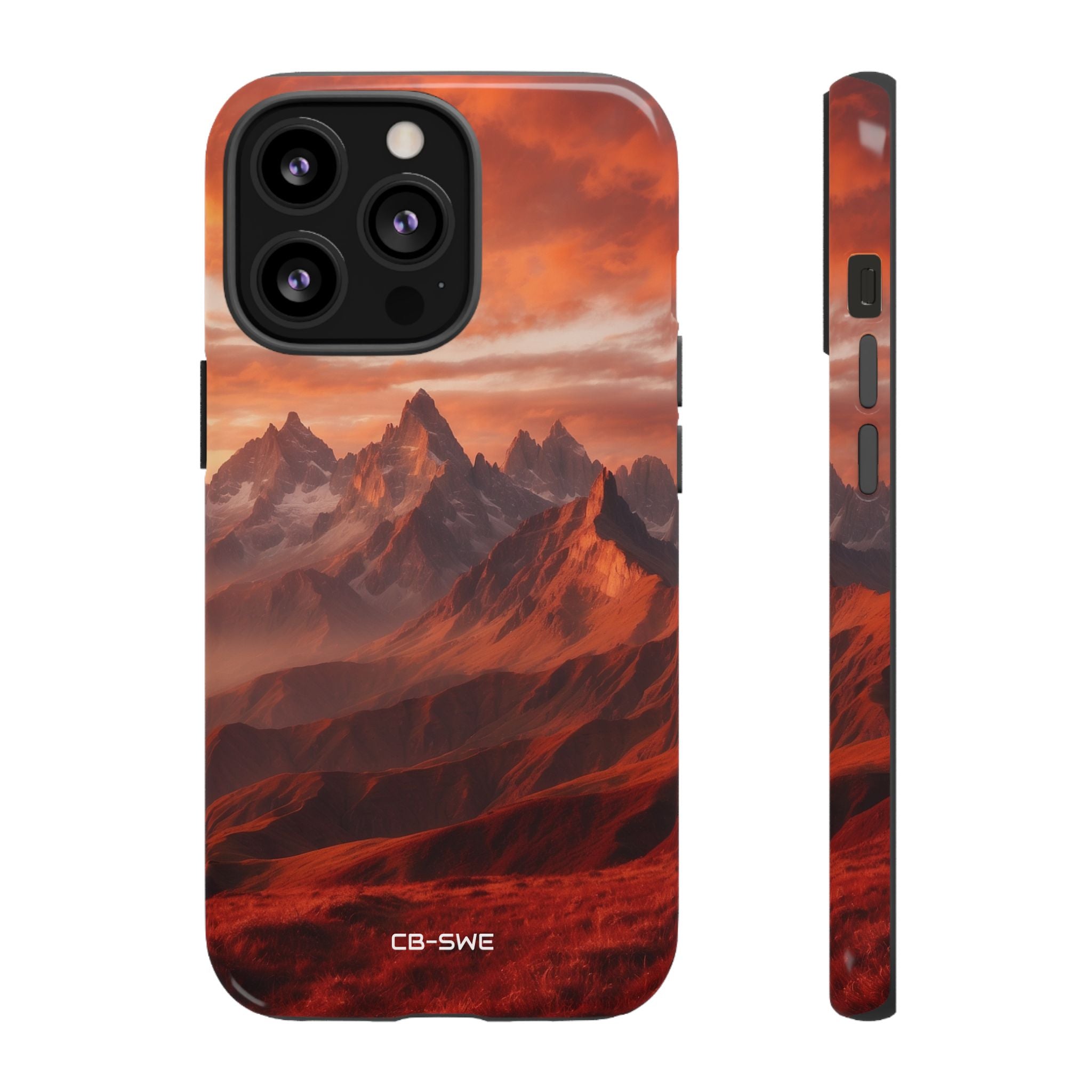 Mountain Peaks Glowing - iPhone Case