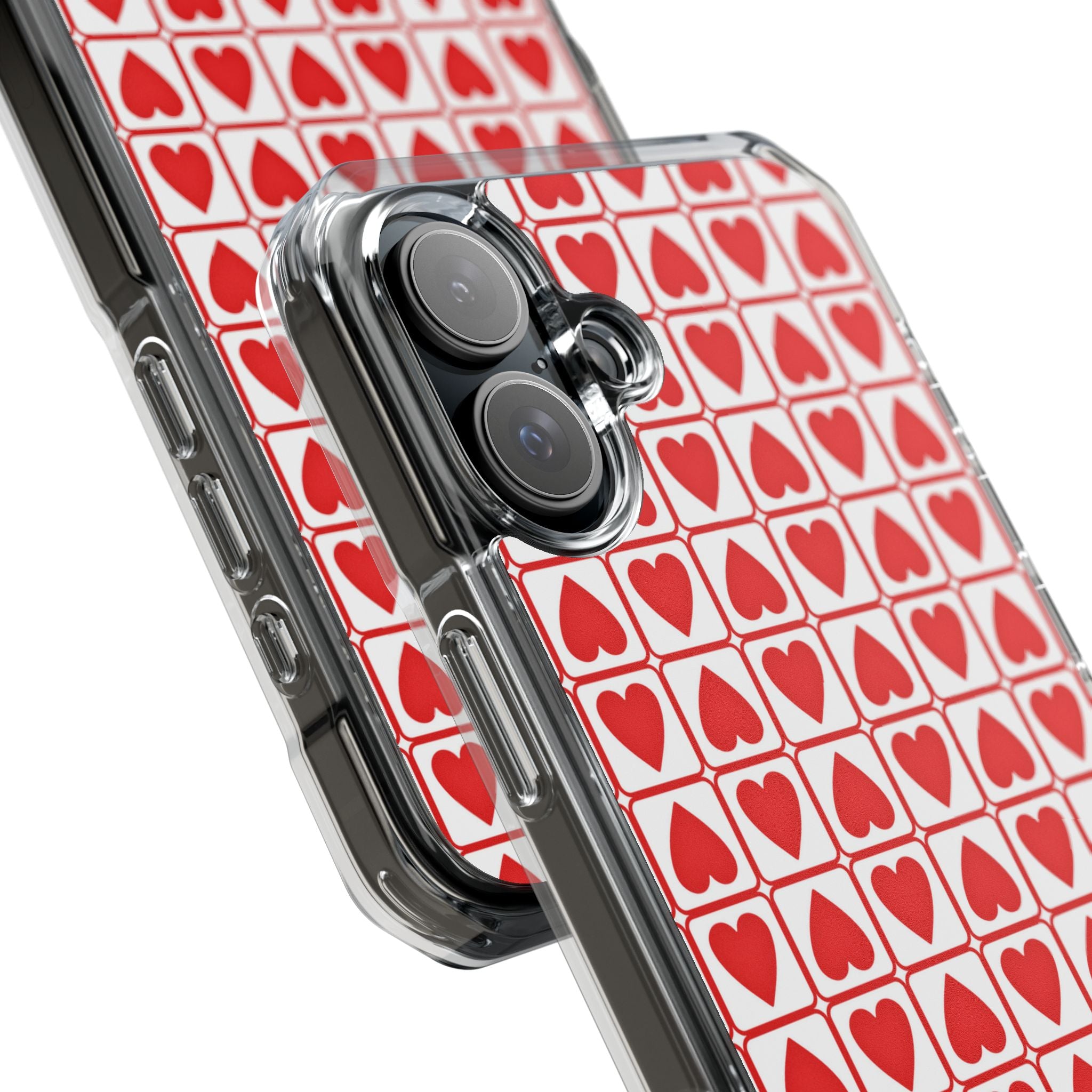 Hearts In Squares iPhone Case - Impact