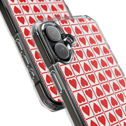 Hearts In Squares iPhone Case - Impact