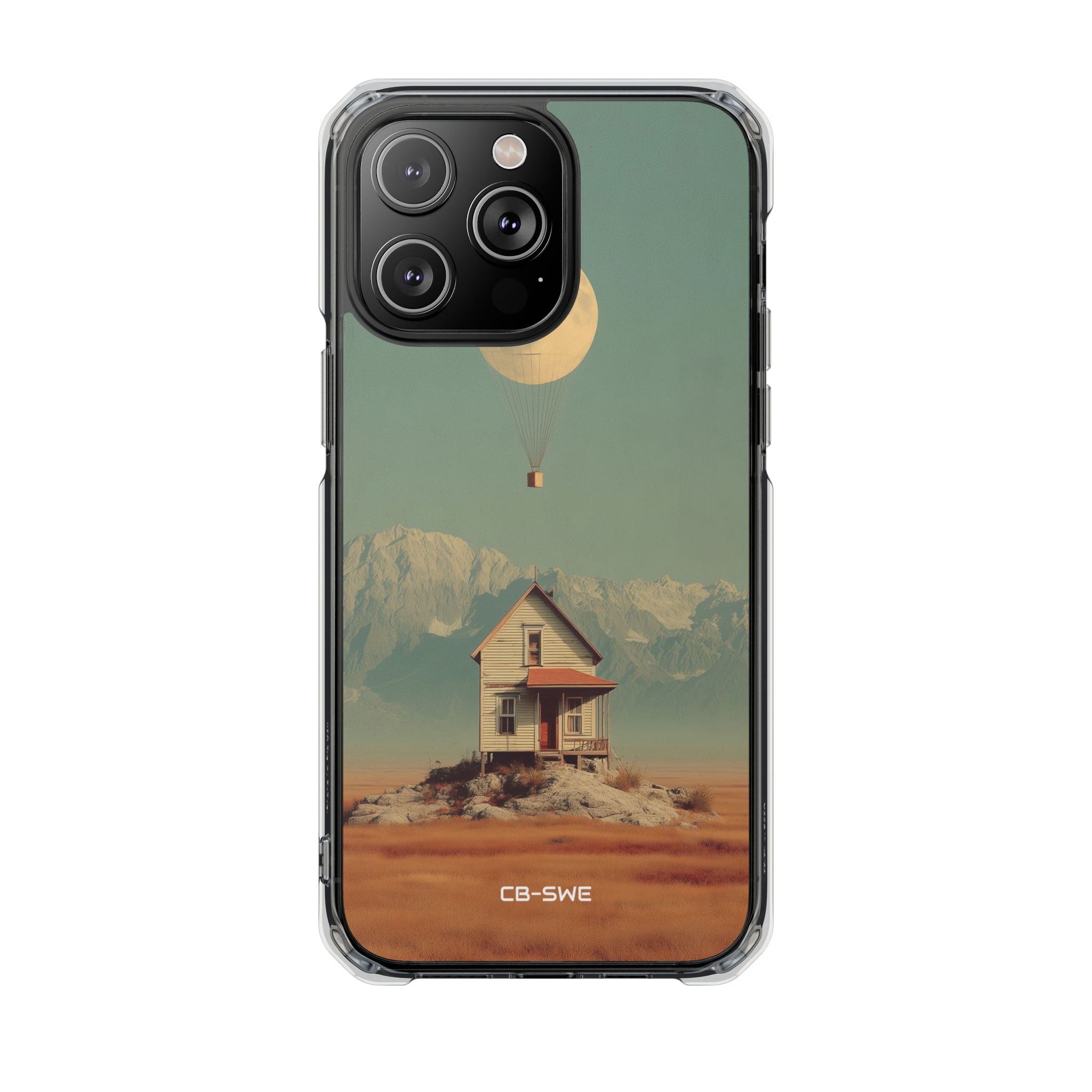 Moon Hovers Low iPhone Case - Impact