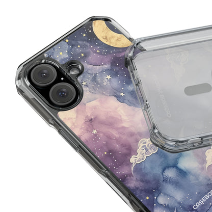 Dreamy Celestial Night - Clear Impact iPhone 16 Phone Case