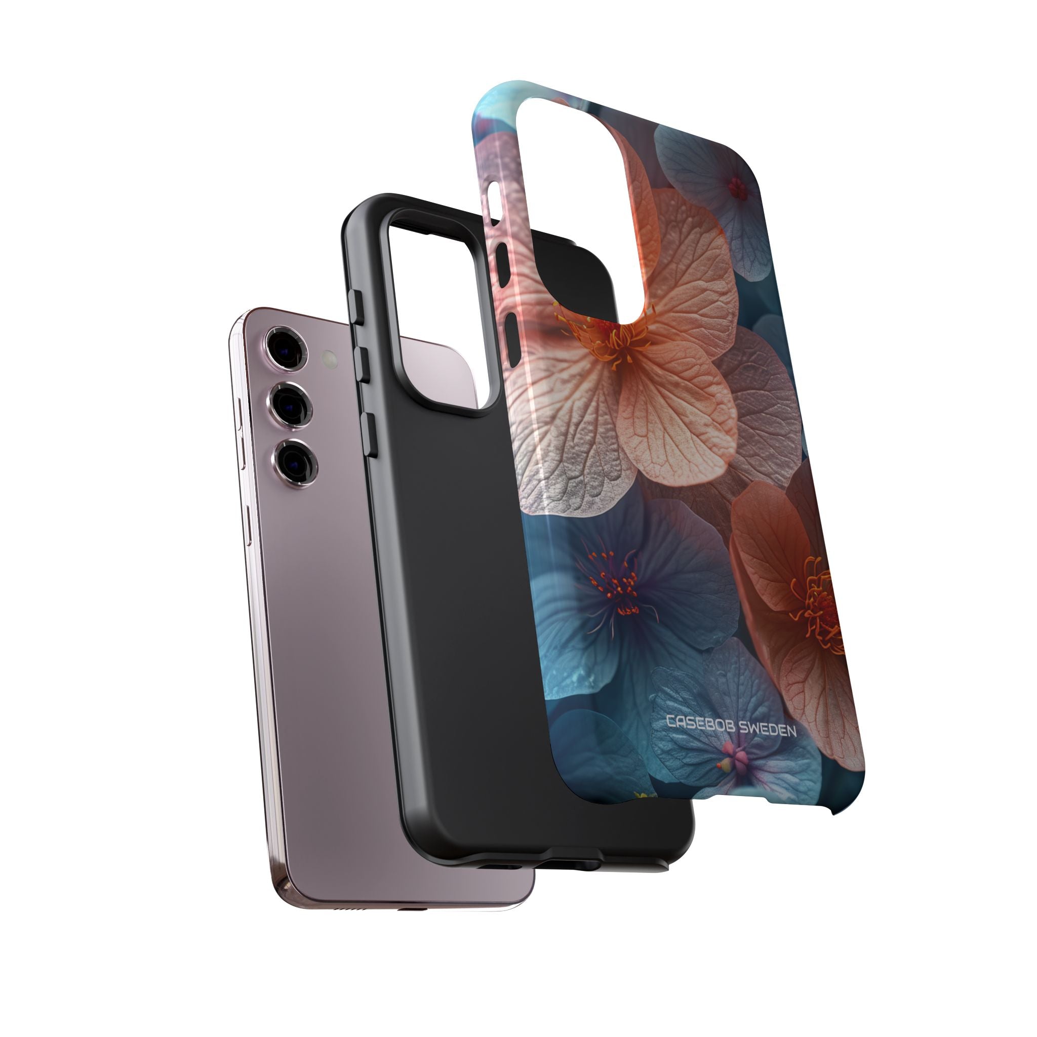 Peach Blossom Serenity - Tough Samsung S23 Phone Case