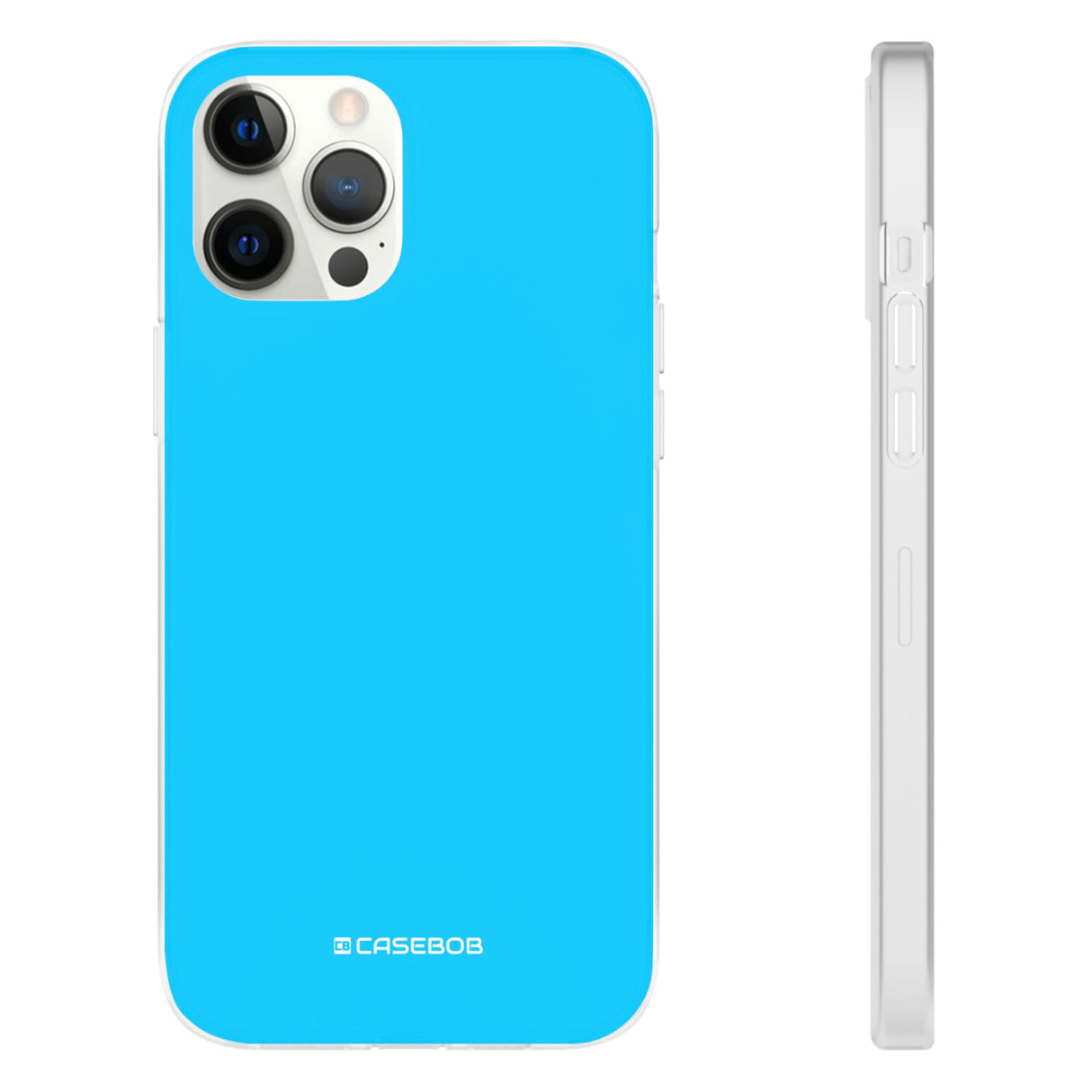 Vivid Sky Blue | Phone Case for iPhone (Flexible Case)