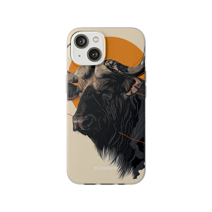 Majestic Buffalo Sun | Flexible Phone Case for iPhone