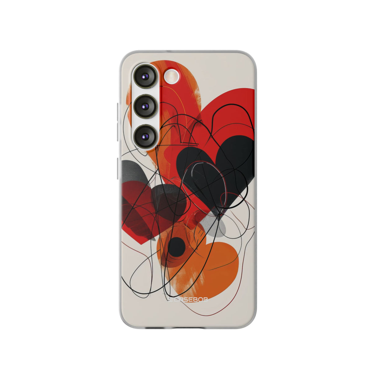 Fiery Hearts | Flexible Phone Case for Samsung Galaxy