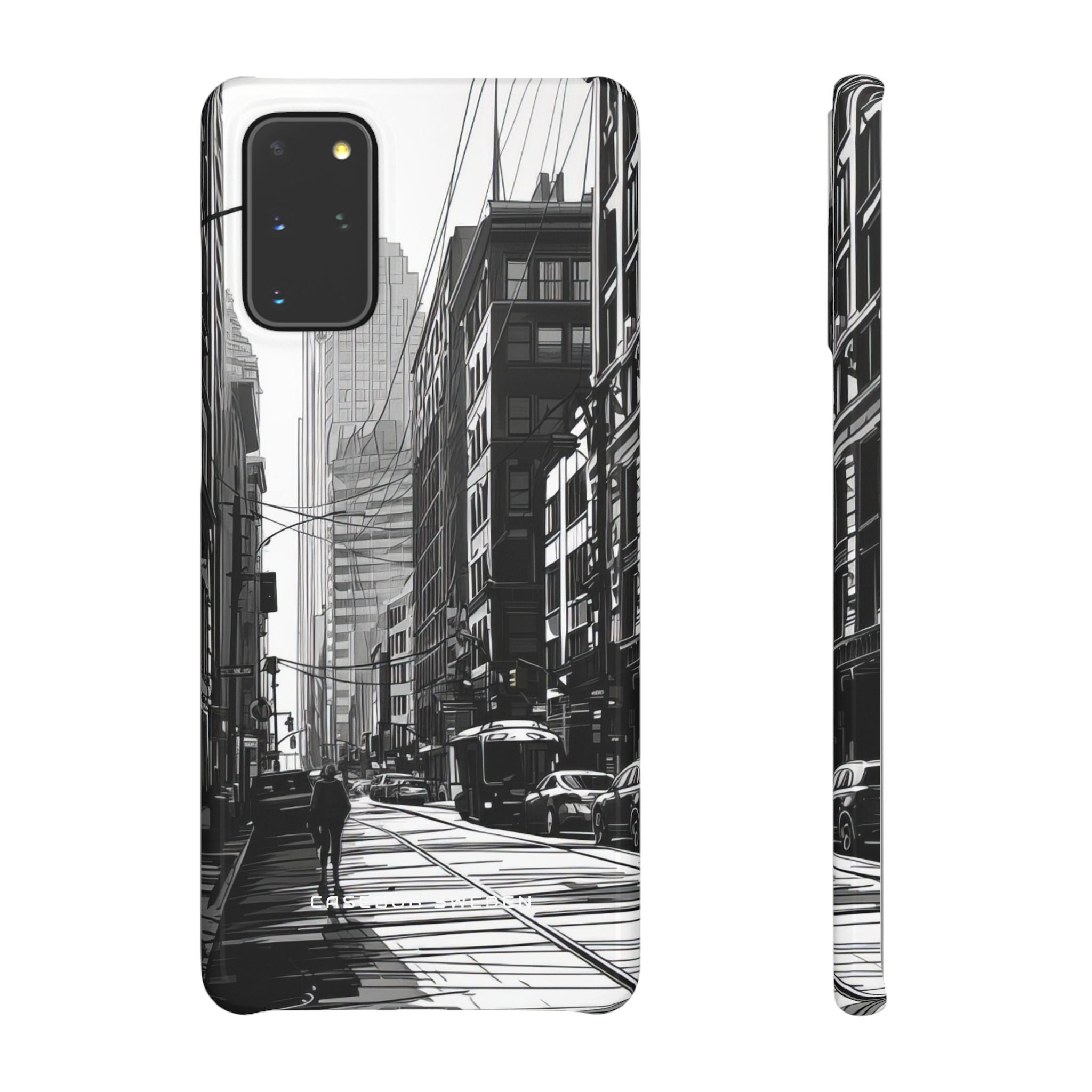 Urban Cityscape Line Perspective Samsung S20 - Slim Phone Case