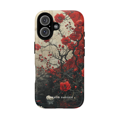 Zen Blossoms in Moonlight iPhone 16 | Tough+ Phone Case