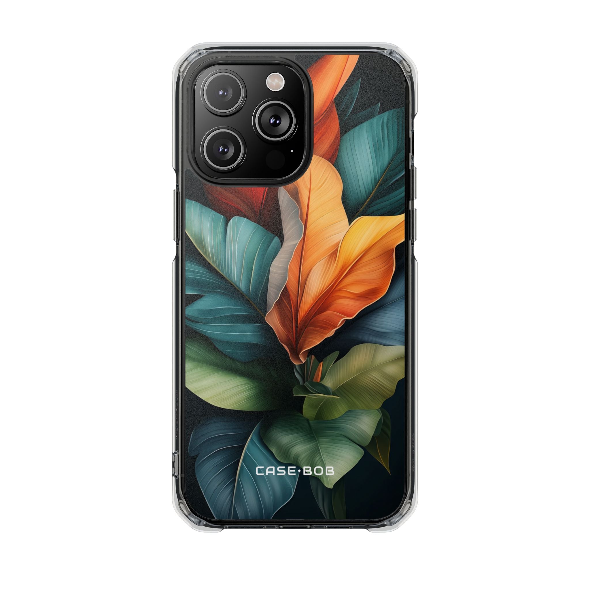 Tropical Leafburst iPhone 14 Pro Max Case - Impact
