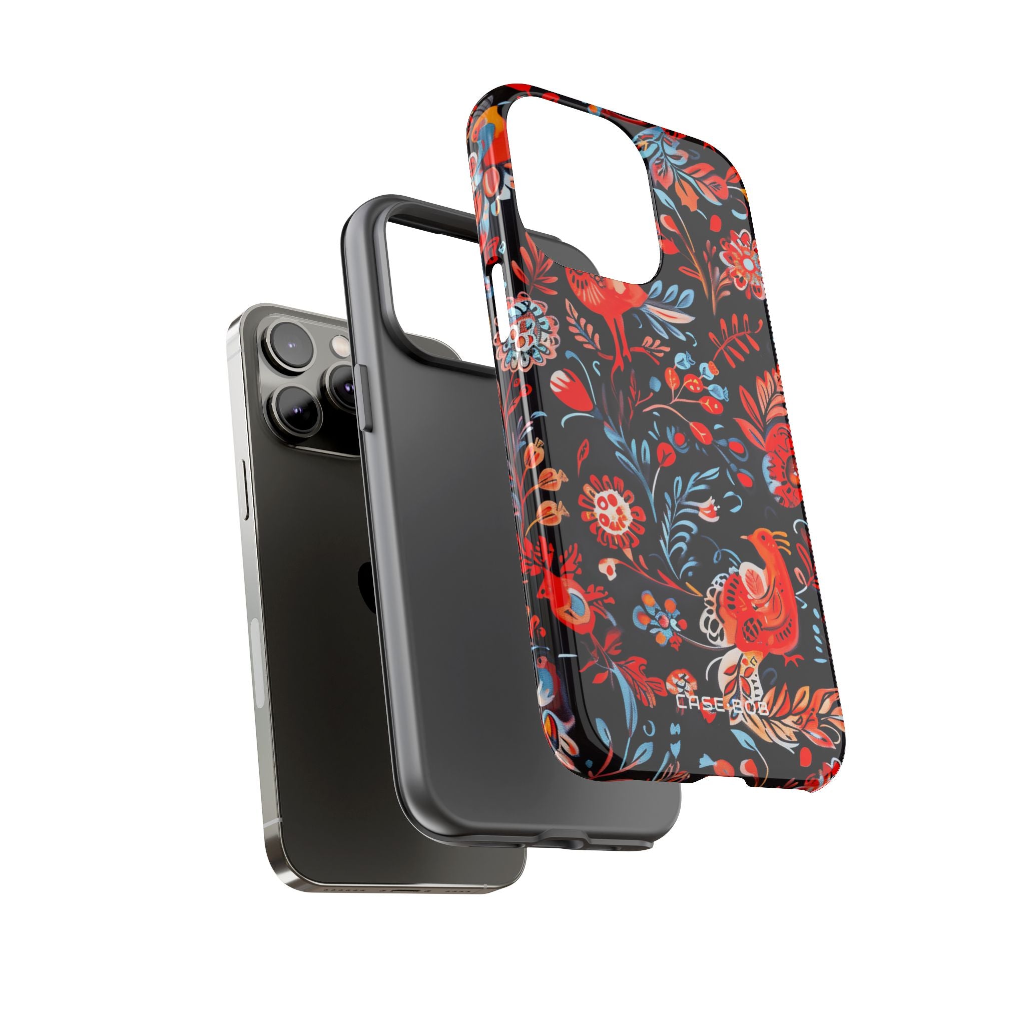 Vivid Birdscape iPhone 14 Pro Max Case - Tough