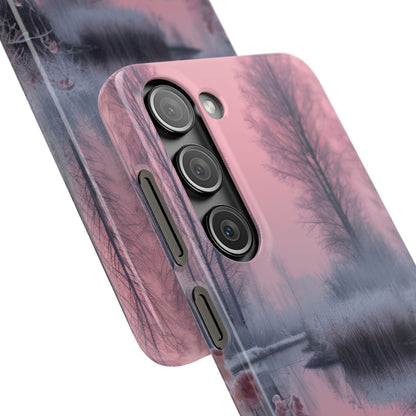 Pink Serenity Case - Slim Samsung S23 Phone Case