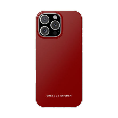 Dark Red iPhone 16 - Flexi Phone Case