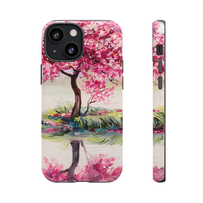 Oil painting - Oriental Cherry Tree - Protective Phone Case