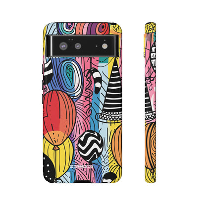 Vibrant Party Whimsy - Phone Case for Google Pixel