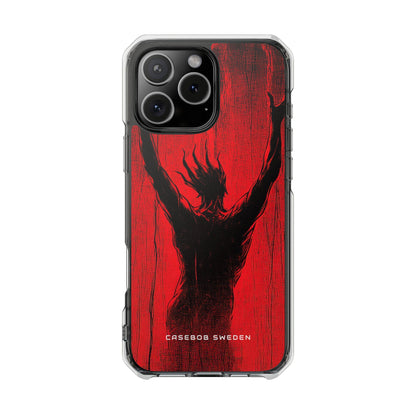 Crimson Despair iPhone 16 - Clear Impact Phone Case