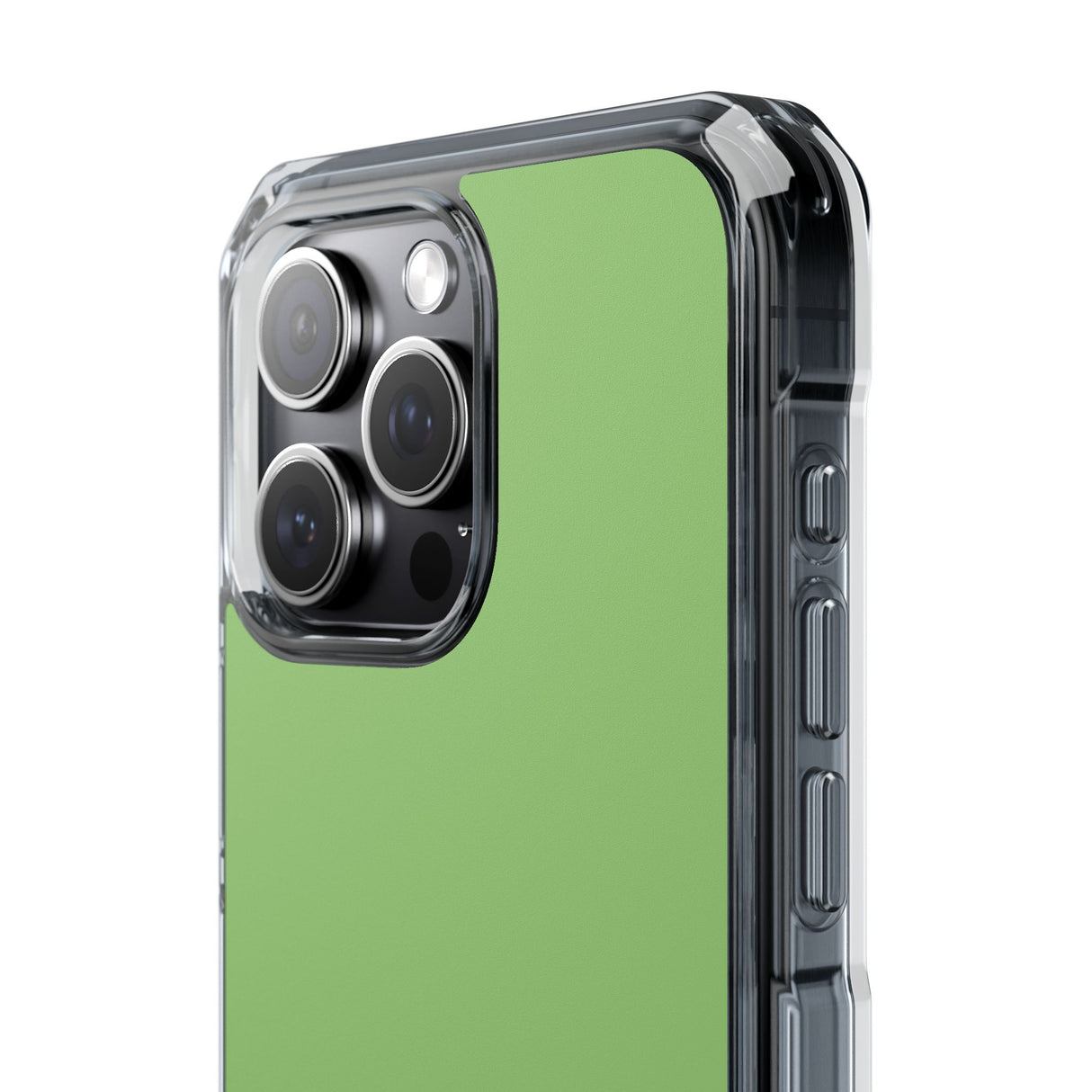 Pistachio Green | Phone Case for iPhone (Clear Impact Case - Magnetic)