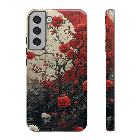 Moonlit Rose Peace - Protective Phone Case