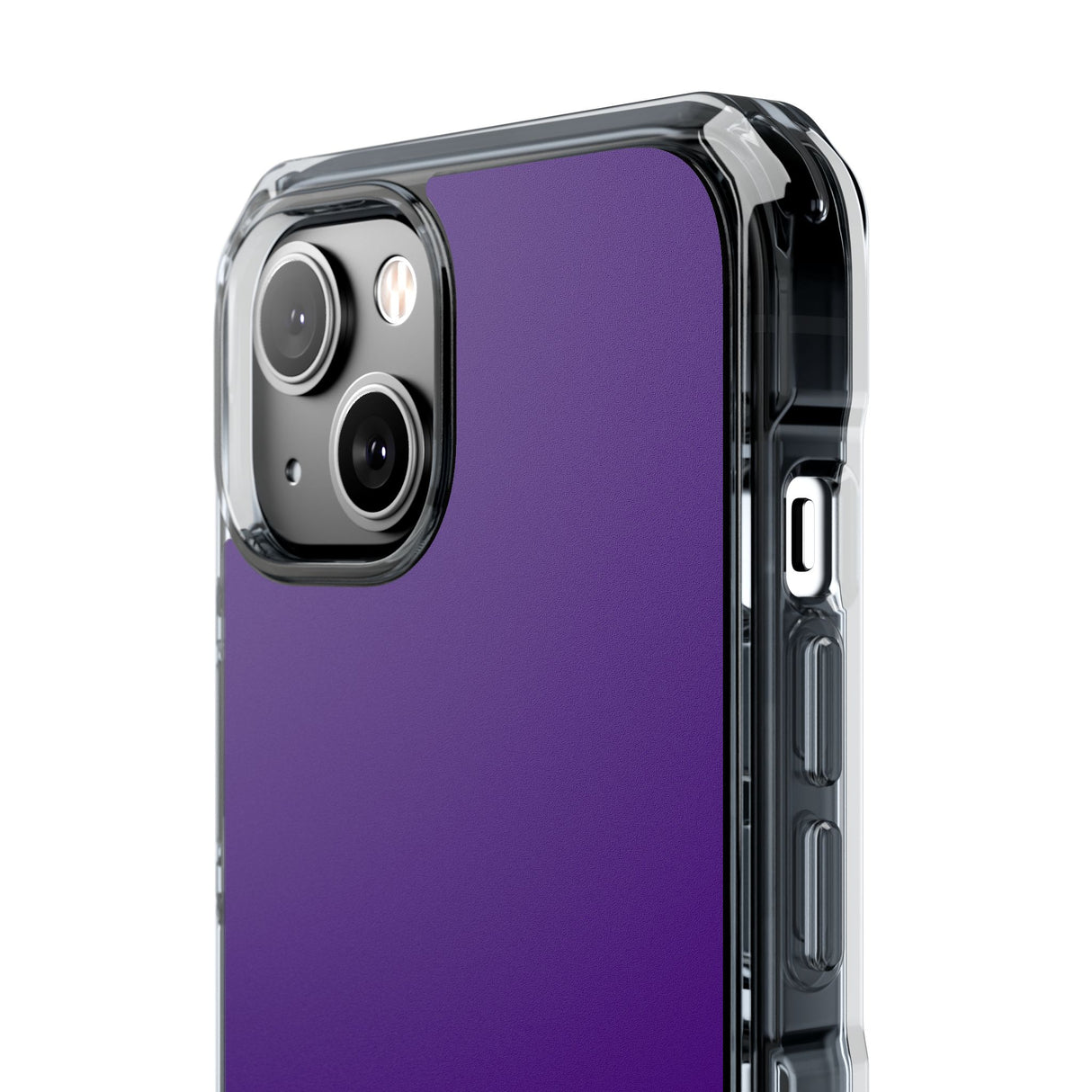 Indigo Color | Phone Case for iPhone (Clear Impact Case - Magnetic)