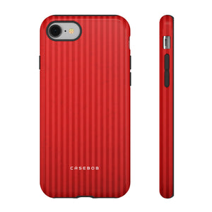 Red Stripes - Protective Phone Case