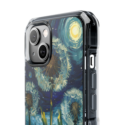Dandelions Under Starlight iPhone Case - Impact