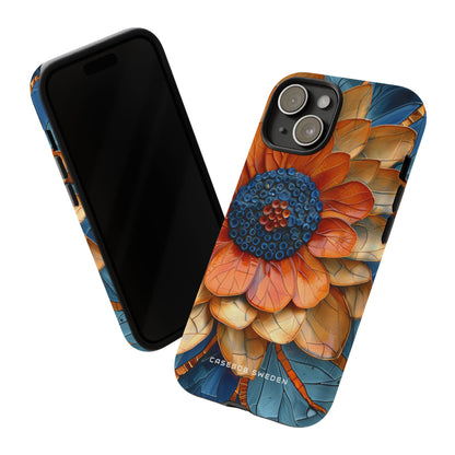 Mosaic Blossom Harmony iPhone 15 - Tough Phone Case