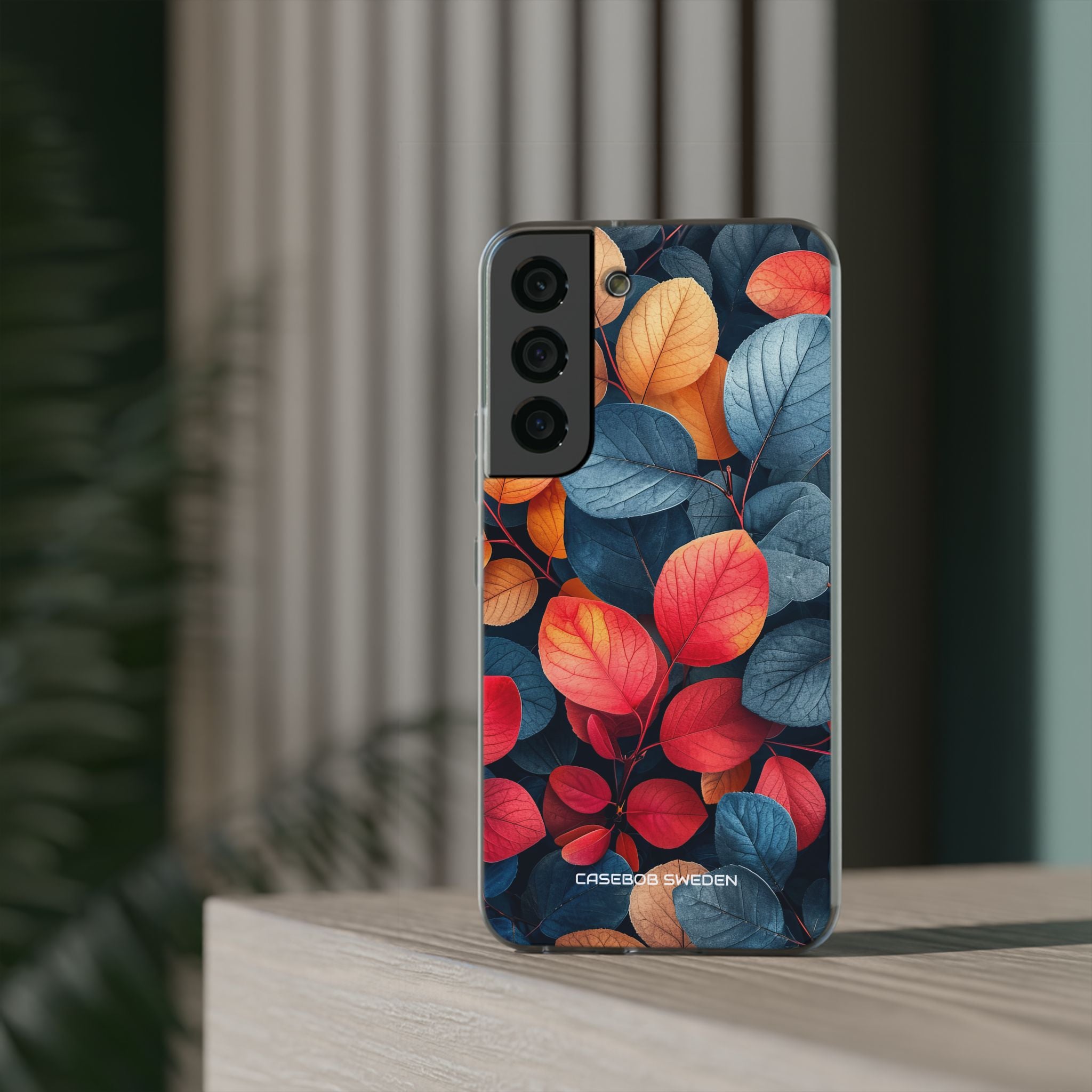 Vibrant Nature Leaves - Flexi Samsung S22 Phone Case