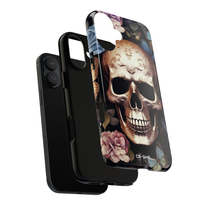 Skull Among Blossoms - iPhone Case