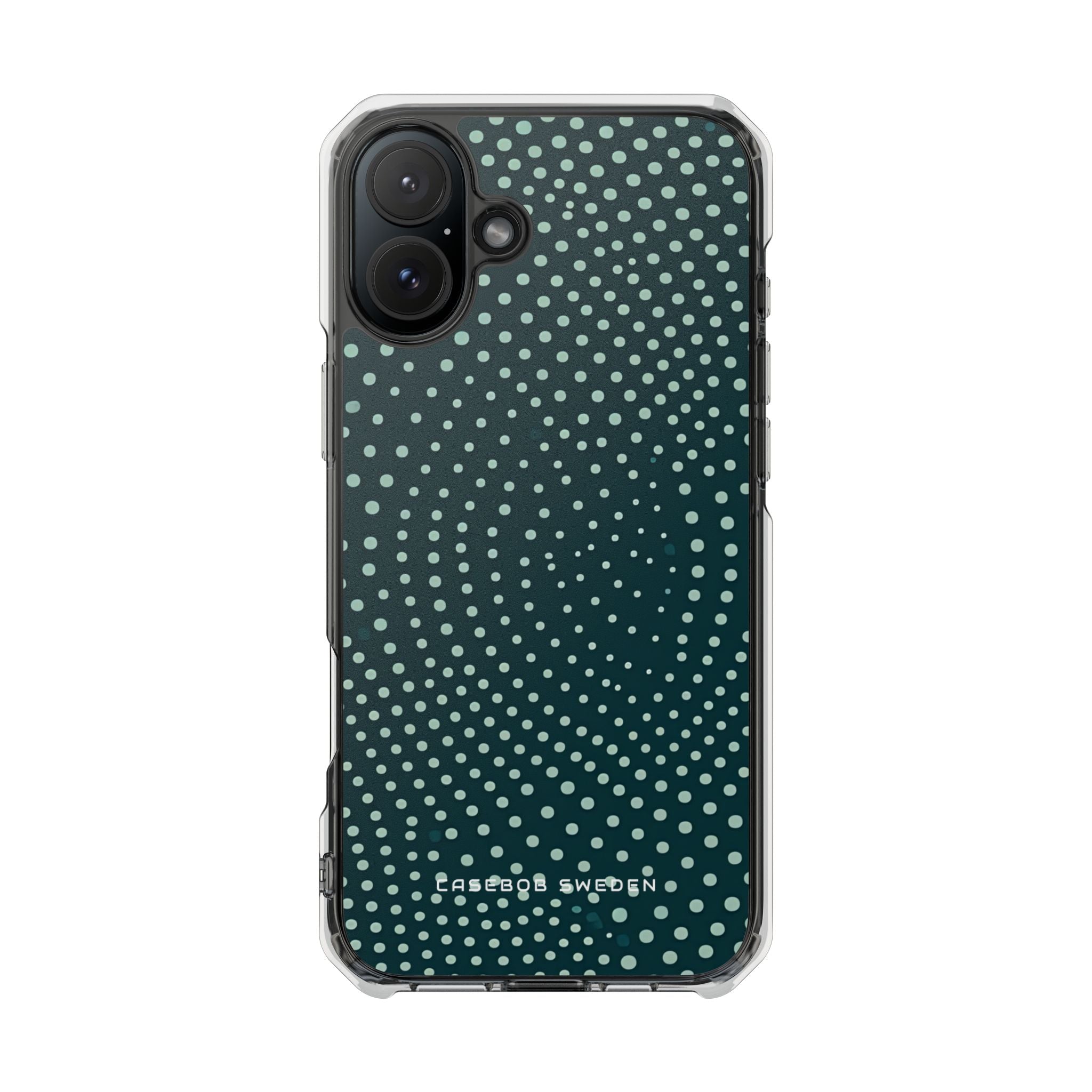 Teal Rippleflow iPhone 16 - Clear Impact Phone Case