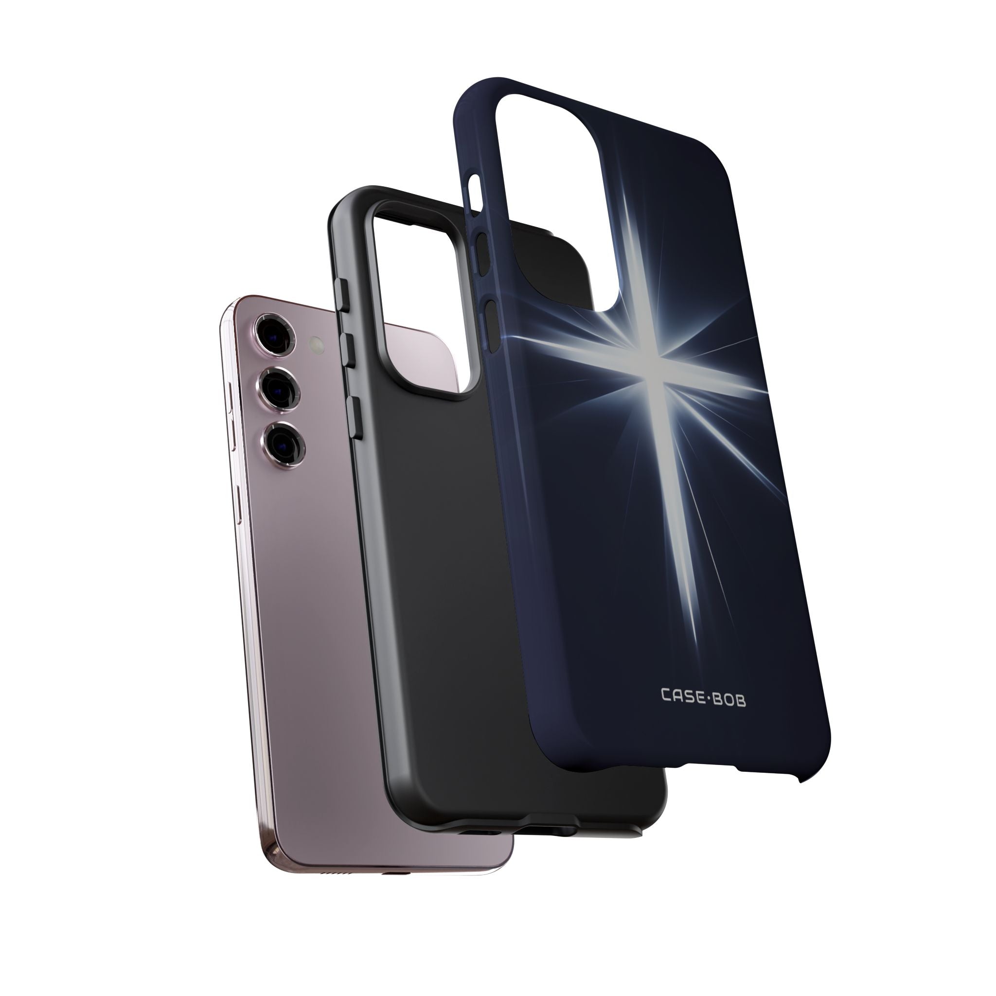 Glowing Crossburst Samsung S23 Plus Case - Tough